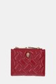 Kurt Geiger London portfel skórzany MINI PURSE KENSINGTON skóra licowa czerwony 4198750319