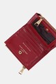 Akcesoria Kurt Geiger London portfel skórzany MINI PURSE KENSINGTON 4198750319 czerwony