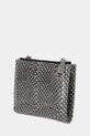 Kurt Geiger London portfel skórzany MINI PURSE KENSINGTON 4198701189 czarny AW25