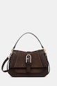 Δερμάτινη τσάντα Furla απλικέ καφέ WB01822.BX2567.4286S