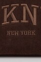Κοτλέ τσάντα Dkny HADLEE καφέ R53ADC80