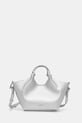 Dkny torebka PAULA nie mieści A4 srebrny R53BAM60