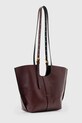 Αξεσουάρ Δερμάτινη τσάντα AllSaints ARA W166XD κόκκινο