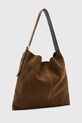 Аксесуари Замшева сумочка AllSaints ASHA W368XD коричневий