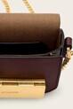 AllSaints torebka skórzana ETTA W340XD bordowy