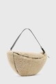 Аксесуари Шкіряна сумочка AllSaints LUNA W217XD бежевий
