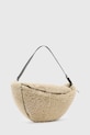 Accesorii AllSaints poșetă de piele LUNA W217XD bej