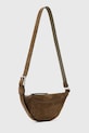 AllSaints torebka zamszowa LUNA W350XD brązowy AW25