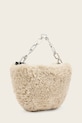 AllSaints torebka wełniana MADEA W221XD beżowy AW25