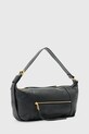Kožna torba AllSaints VEGA W195XD crna AW25