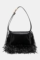 Sportmax poșetă de piele STILLA uni negru 2522516056600