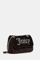 Juicy Couture torebka welurowa Kimberly BEJQL8762WPO.JB7 brązowy AW25