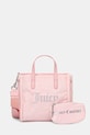 Kabelka Juicy Couture Iris Velvet nášivka ružová BIJIR8945WZC