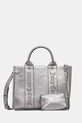 Juicy Couture torebka Iris Embroidery nie mieści A4 srebrny BIJIR8946WVP