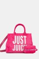 Juicy Couture torebka Iris Patch nie mieści A4 różowy BIJIR8948WZC