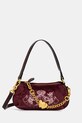 Juicy Couture torebka Twig Narrative tekstylny bordowy BIJTG8989WZC