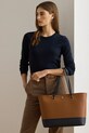 Kožená kabelka Lauren Ralph Lauren 431934896