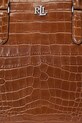 Шкіряна сумочка Lauren Ralph Lauren 431942189 коричневий