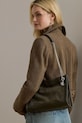 Lauren Ralph Lauren geantă de mână din piele întoarsă 431980175