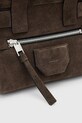 AllSaints torebka zamszowa PEREZ W358XD brązowy