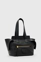 AllSaints torebka skórzana PEREZ W392XD czarny AW25