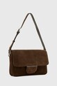 AllSaints torebka zamszowa ONDINE W293XD brązowy AW25