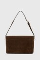 Akcesoria AllSaints torebka zamszowa ONDINE W293XD brązowy