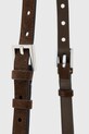 AllSaints torebka zamszowa JUPITER W363XD brązowy