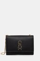 Τσάντα Steve Madden Bramone απλικέ μαύρο SM13001312