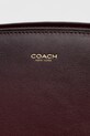 Coach geantă de piele Empire Carryall Bag 34 burgundia CCC30