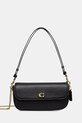Coach geantă de piele Brook uni negru CAN90