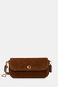 Замшевая сумочка Coach замш коричневый CDD05