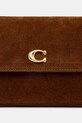 Замшевая сумочка Coach коричневый CDD05