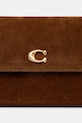 Coach torebka zamszowa brązowy CDD05