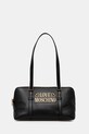 Шкіряна сумочка Love Moschino лицьова шкіра чорний JC4332PP0NK1300A