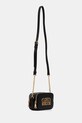Love Moschino poșetă de piele JC4333PP0NK1300A negru AW25