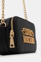 Love Moschino poșetă de piele negru JC4333PP0NK1300A