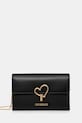 Love Moschino poșetă nu incape in A4 negru JC4327PP0NKU0000