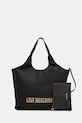 Τσάντα Love Moschino συνθετικό μαύρο JC4396PP0NKD000A