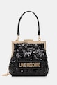 Love Moschino poșetă nu incape in A4 negru JC4146PP0NKK100A