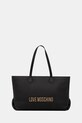 Love Moschino torebka mieści A4 czarny JC4395PP0NKD000A
