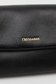 Kožená kabelka Trussardi čierna Z610E005987N