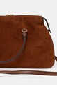 Pollini torebka zamszowa brązowy PC4406PP0NQD1