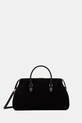 Pollini torebka zamszowa skóra zamszowa czarny PC4406PP0NQD1