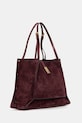 Pollini torebka zamszowa PC4415PP0NQI1 bordowy AW25