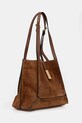 Pollini torebka skórzana PC4416PP0NQI1 brązowy AW25