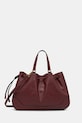 Pollini torebka skórzana skóra licowa bordowy PC4428PP0NQG1