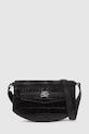 Karl Lagerfeld borsa a mano in pelle Karl Lagerfeld Studio pelle fiore nero A4W30135