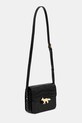 Maison Kitsuné torebka skórzana Edie NW05170LR0045 czarny AW25
