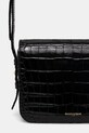Akcesoria Maison Kitsuné torebka skórzana Edie NW05170LR0045 czarny